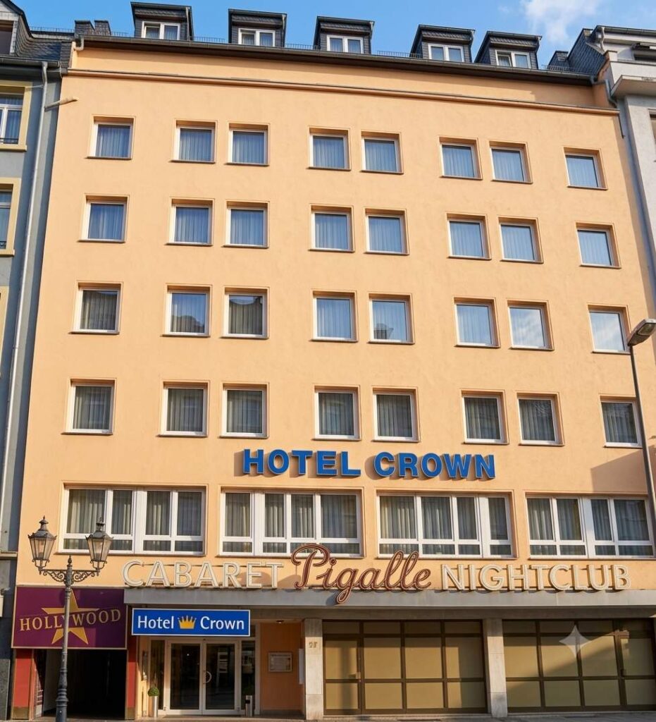 Außenansicht Hotel Crown, Frankfurt am Main