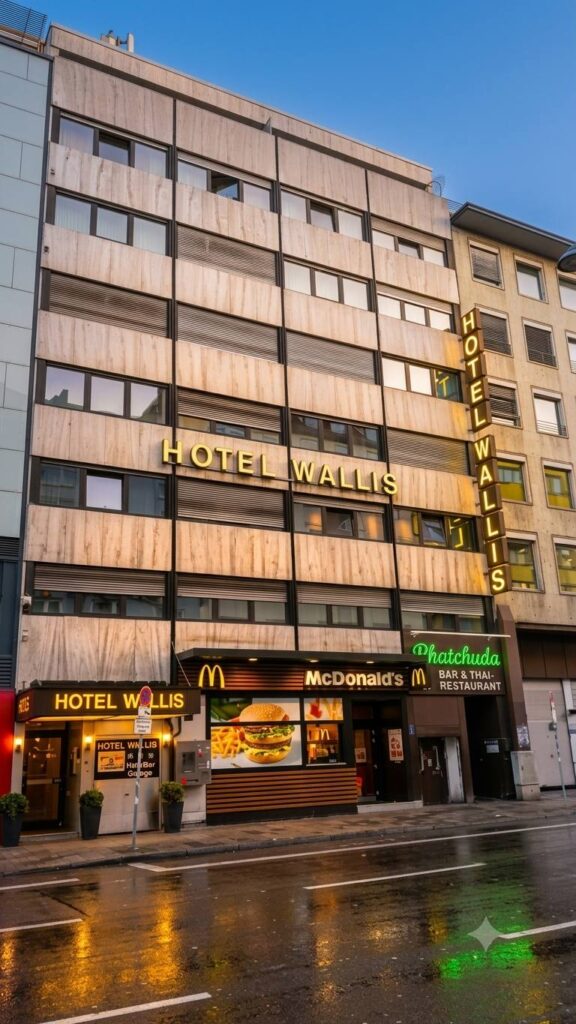 Außenansicht Hotel Wallis, München