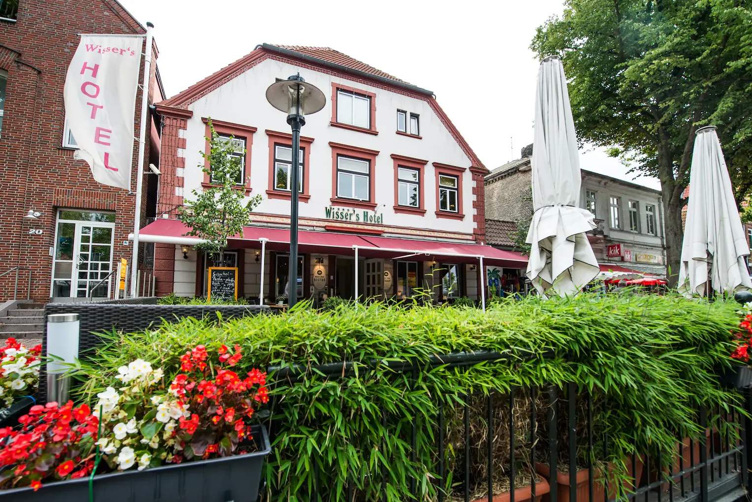 Außenansicht Wisser's Hotel, Fehmarn